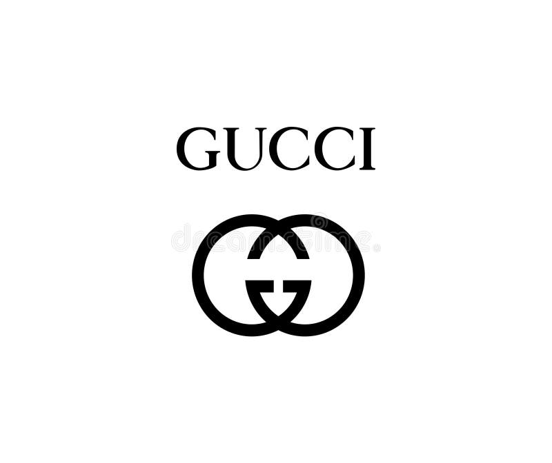 Gucci Logo Editorial Illustrative on White Background Editorial ...