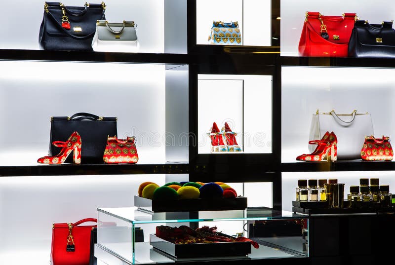 Gucci Luxury Bags for Sale Inside a Luxury Store in Venice Center Editorial  Image - Image of design, economic: 94376955