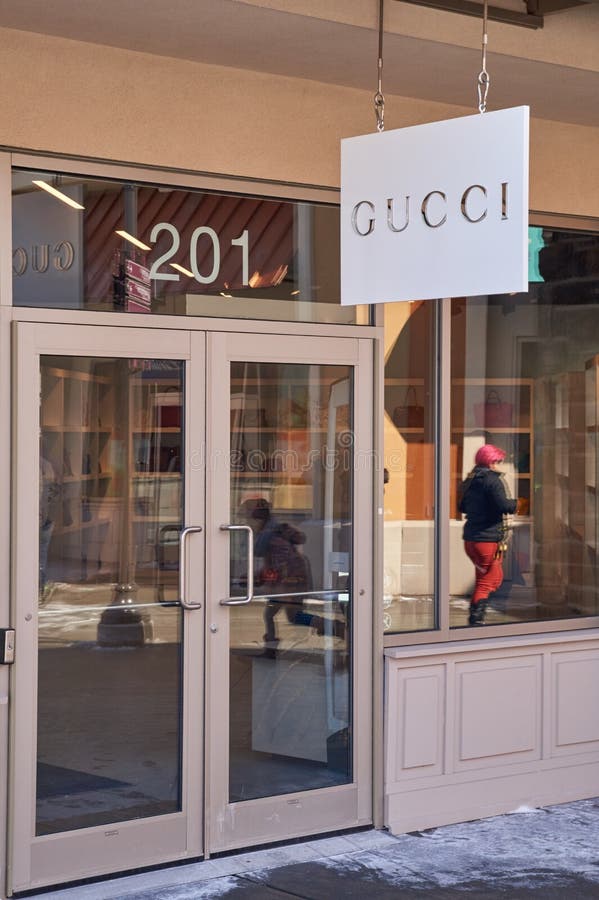 Gucci outlet. editorial image. Image of mannequin, luxury - 67924845