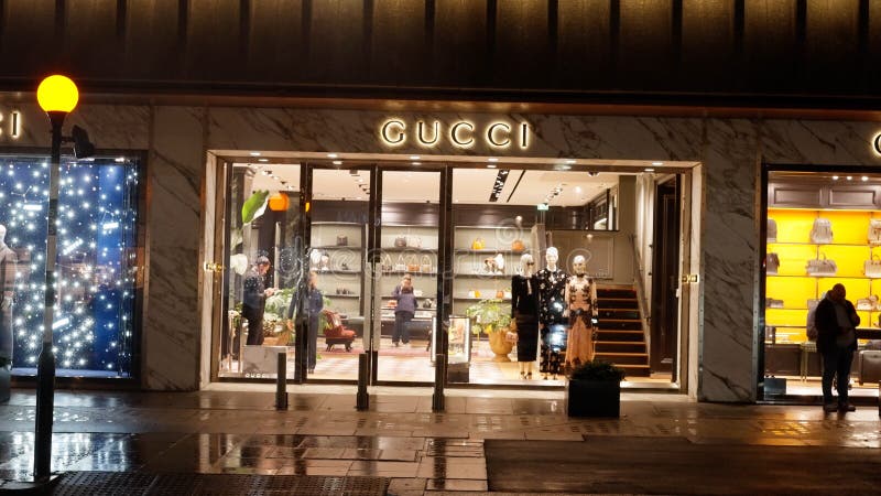 Gucci store overhead sign on Rodeo Drive in Beverly Hills California Stock  Photo - Alamy