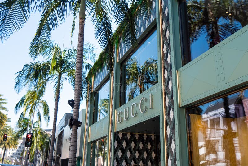 Gucci Store at Rodeo Drive in Beverly Hills - CALIFORNIA, USA - MARCH ...
