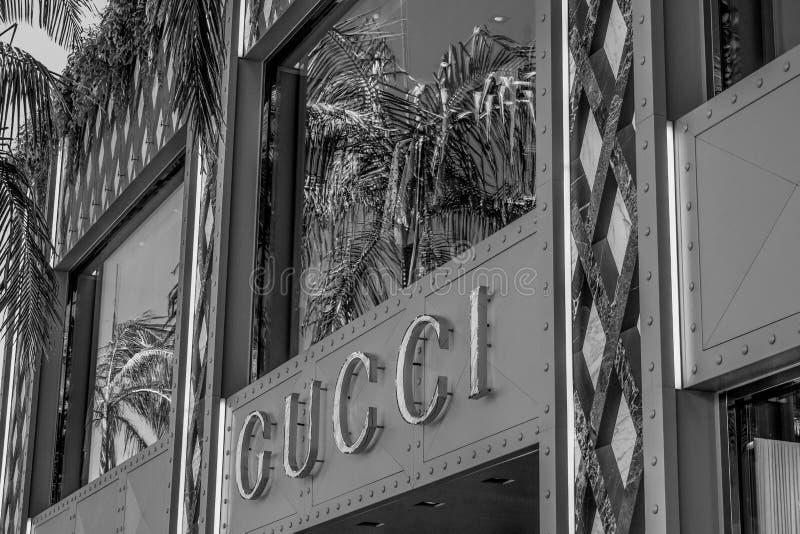 Gucci Rodeo Drive boutiques shops Beverly Hills Los Angeles California  United States Stock Photo - Alamy