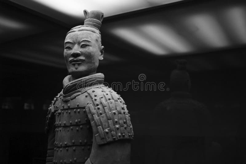 Chinese famouse warrior from Xian Province , China. Chinese famouse warrior from Xian Province , China