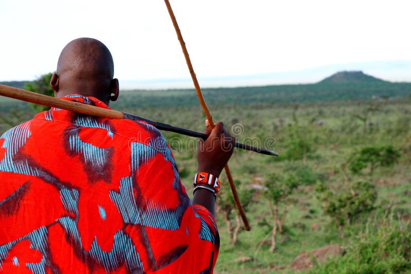 Guerreiro do Masai imagem de stock Guerreiro do Masai imagem de stock