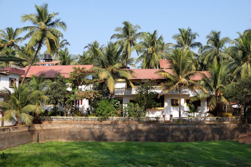 Guest House in Candolim, Goa, India Stock Photo Image of paradise