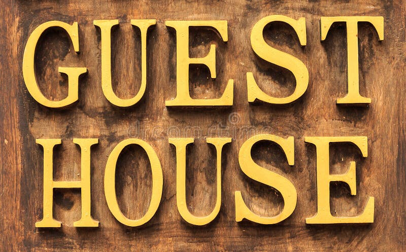 Guest House Sign royalty free stock photography Guest House Sign royalty free stock photography