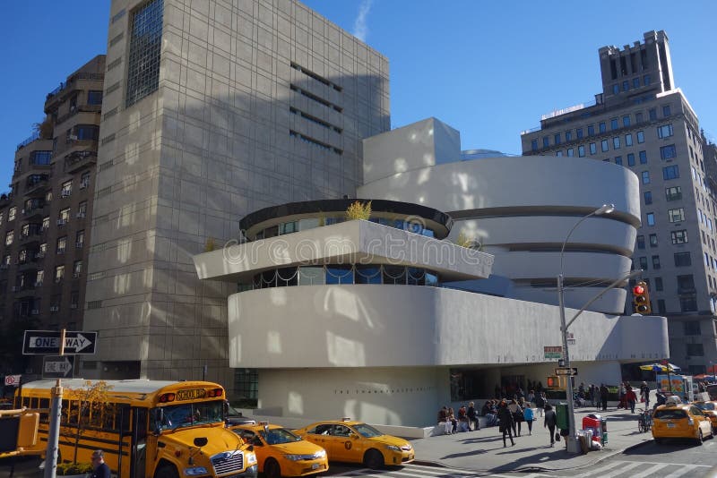 Guggenheim museum New York City manhattan USA arkivbilder Guggenheim museum New York City manhattan USA arkivbilder