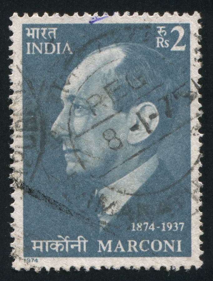 Guglielmo Marconi stock photo