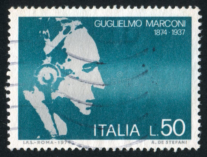 Guglielmo Marconi royalty free stock images
