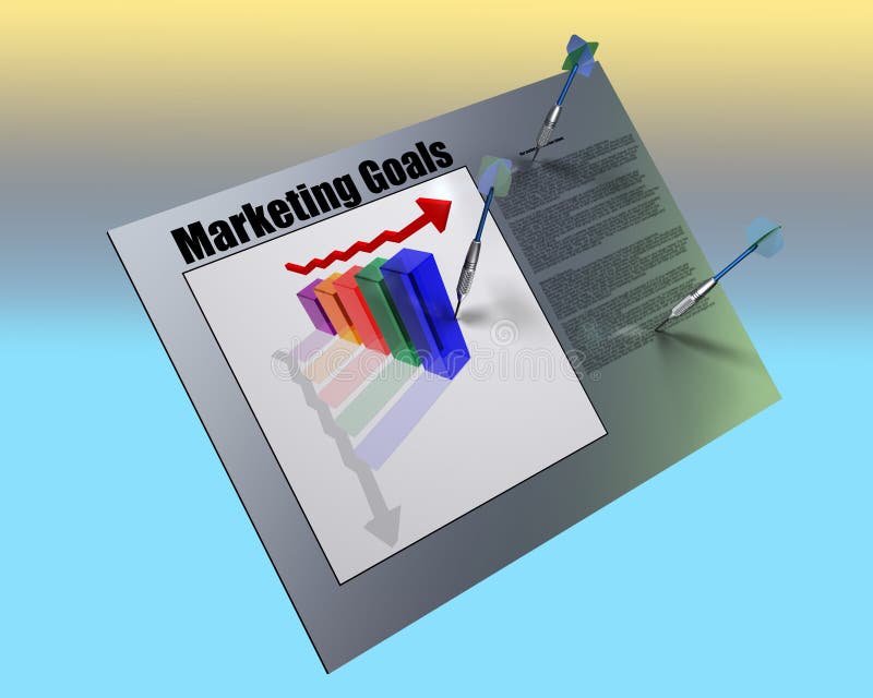 Guide de marketing illustration stock Guide de marketing illustration stock