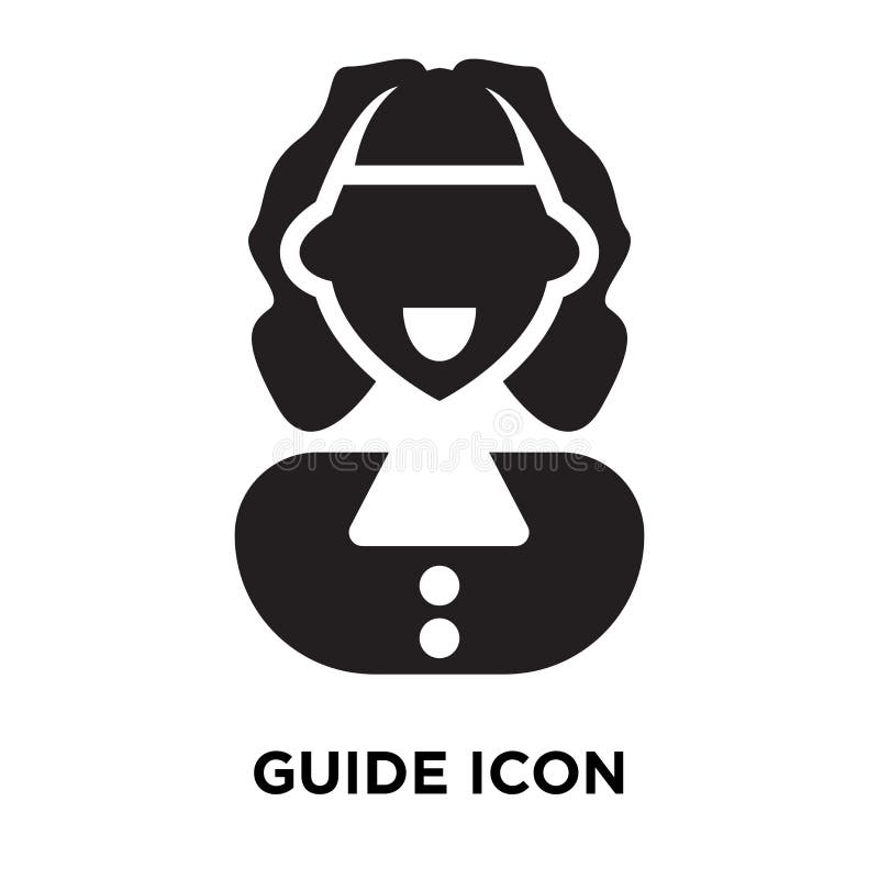 Guidez le vecteur d'icône d'isolement sur le fond blanc, concept de logo de illustration de vecteur Guidez le vecteur d'icône d'isolement sur le fond blanc, concept de logo de illustration de vecteur