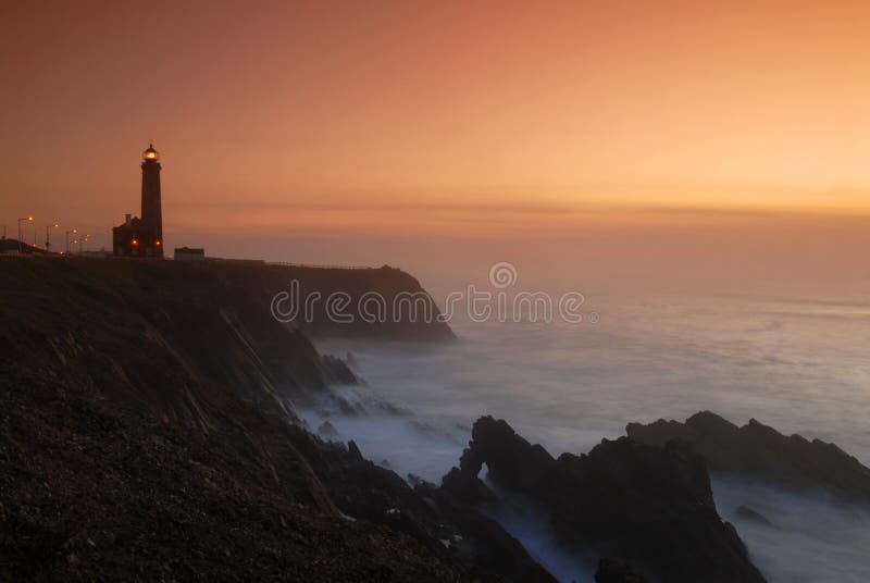 Guiding beacon from a lighthouse