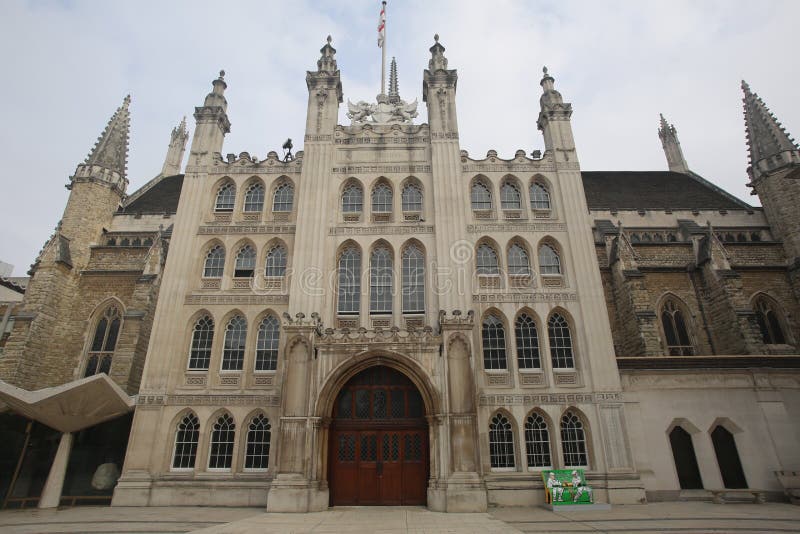 Guildhall stad av London arkivfoton Guildhall stad av London arkivfoton