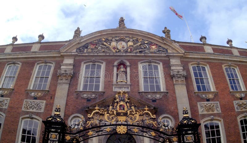 Guildhall, Worcester, Engeland royalty-vrije stock fotografie Guildhall, Worcester, Engeland royalty-vrije stock fotografie