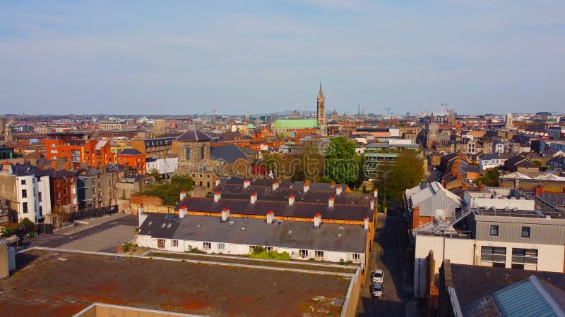 Guinness bryggeri och lagerhus i dublin st james gate view från ovan dublin ireland april 2022 arkivbild