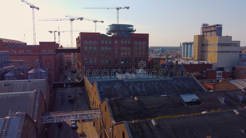 Guinness-bryggeri och lagerhus i dublin st james gate view från ovan dublin ireland april 2022 arkivfoto