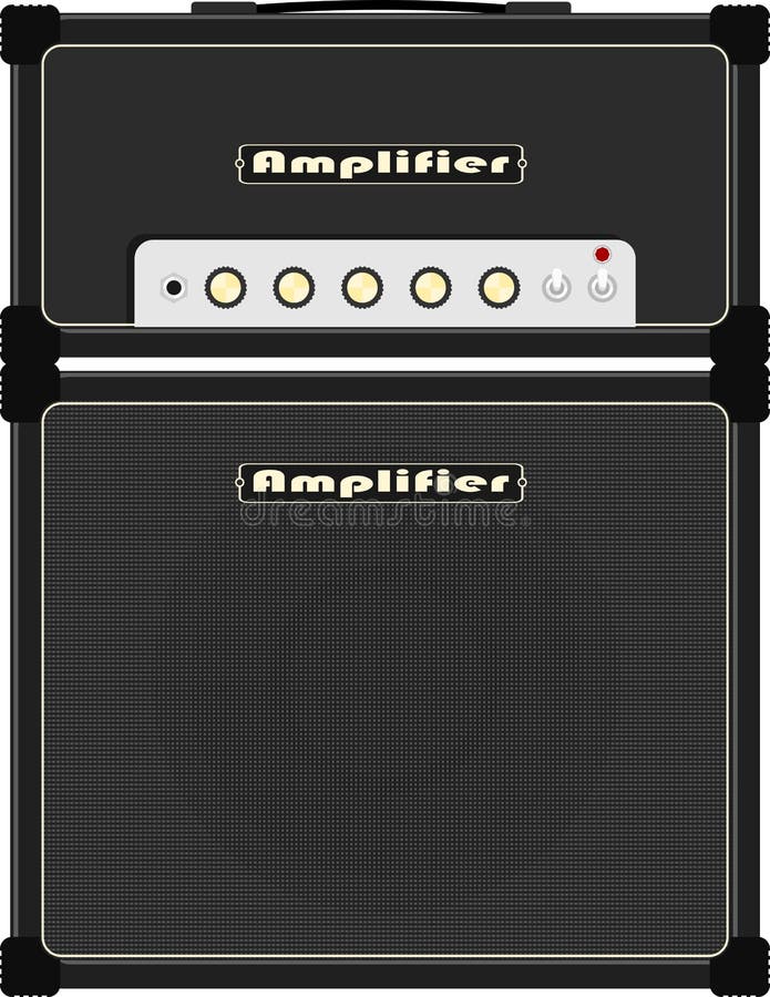 Guitar amplifier stock illustration Guitar amplifier stock illustration