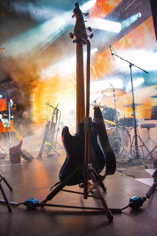 Guitar at a concert stock photo. Image of dance, musical 139449274