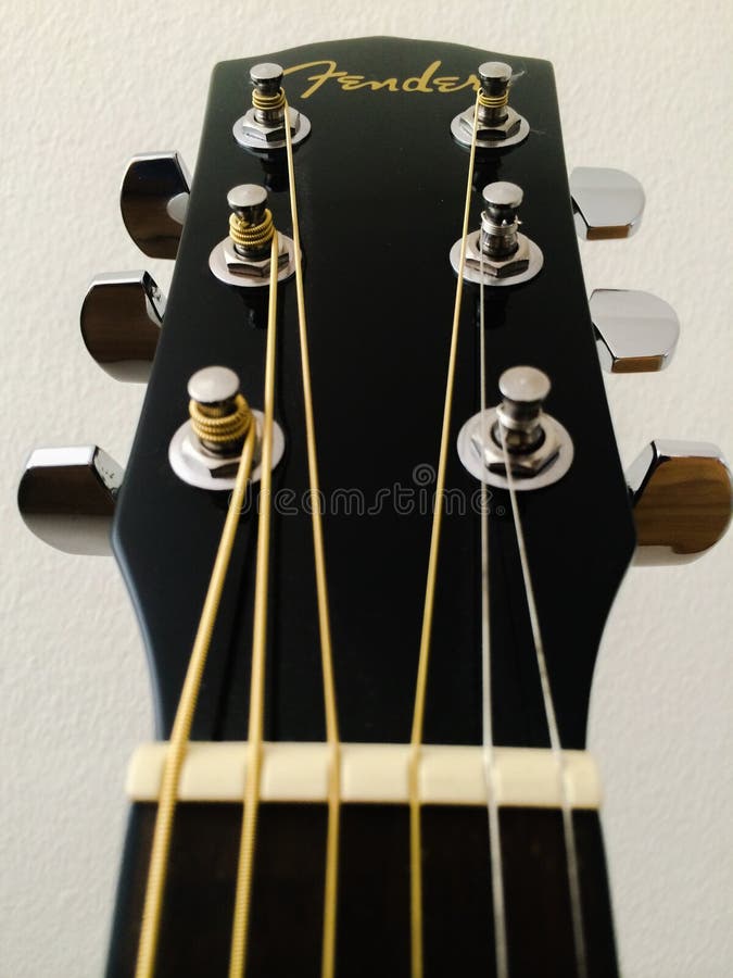 Guitar headstock editorial stock image. Image of fender 43970039