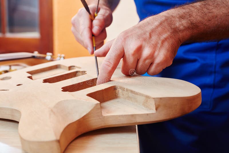 Luthier Works Together with Team Stock Photo Image of assemble, maker