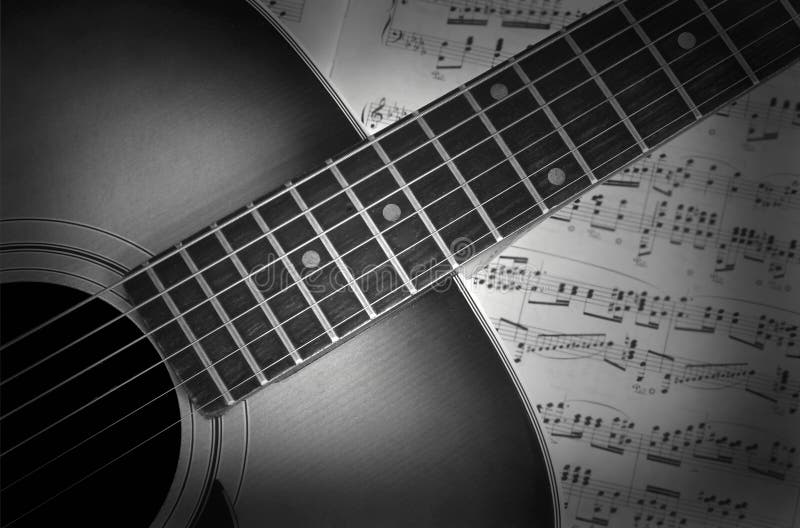 Guitar on Music stock image. Image of body, jazz, moody 4454649