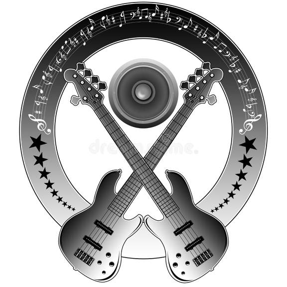 Retro Music Notes Guitar Stock Illustrations 1,841 Retro Music Notes