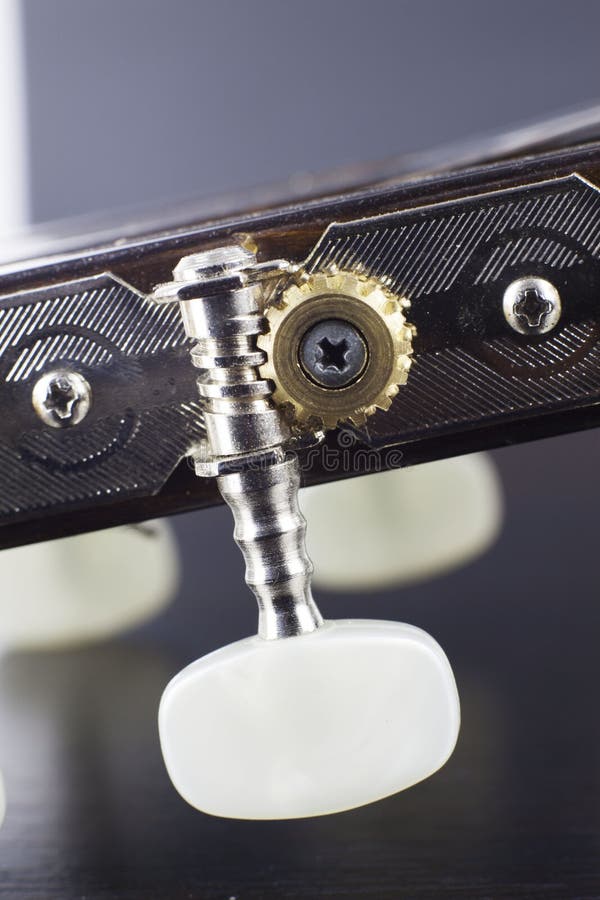 Guitar peg closeup stock image. Image of classic, guitar 86969859