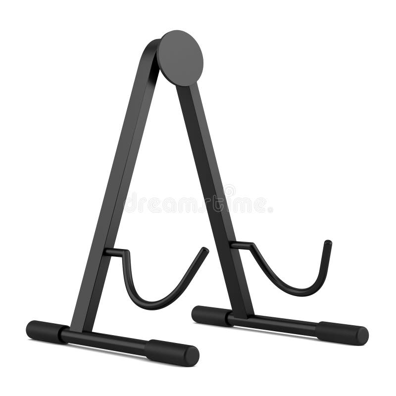 Guitar Stand Isolated White Stock Illustrations 497 Guitar Stand