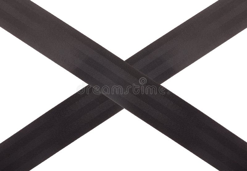 Guitar strap isolated on the white background