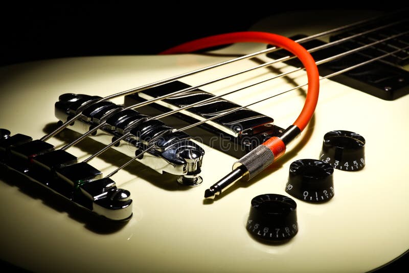 Guitar and wire stock photo. Image of electrical, amplifier 29472118