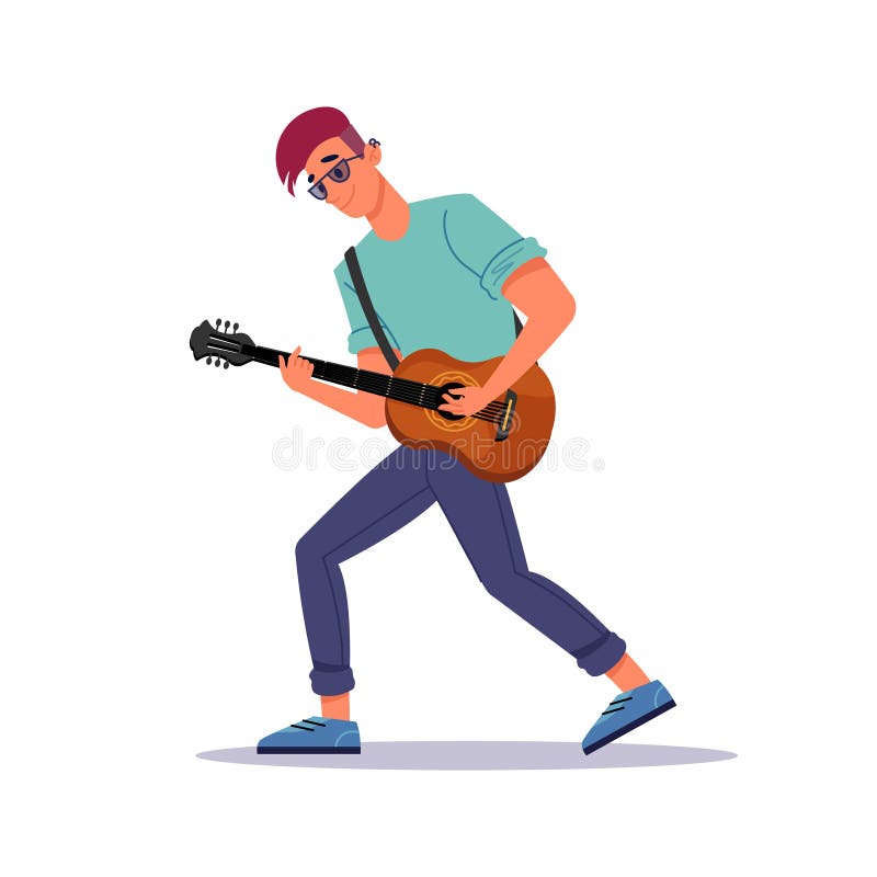 Homme Qui Joue De La Guitare Électrique Vecteurs libres de droits et plus  d'images vectorielles de Guitare électrique - Guitare électrique, Hommes,  Adulte - iStock