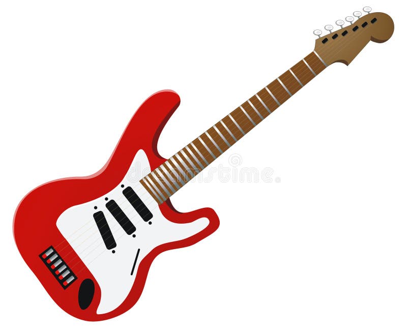 Guitarra ilustración del vector