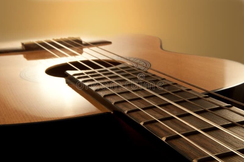 Guitarra acústica imagen de archivo Guitarra acústica imagen de archivo