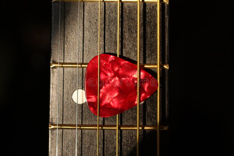 Guitarra con la selección imagenes de archivo Guitarra con la selección imagenes de archivo