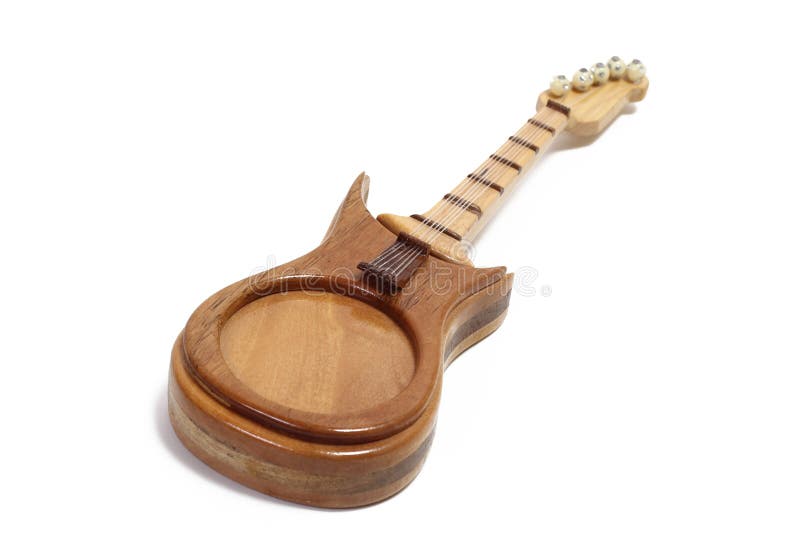 guitarra de juguete de madera