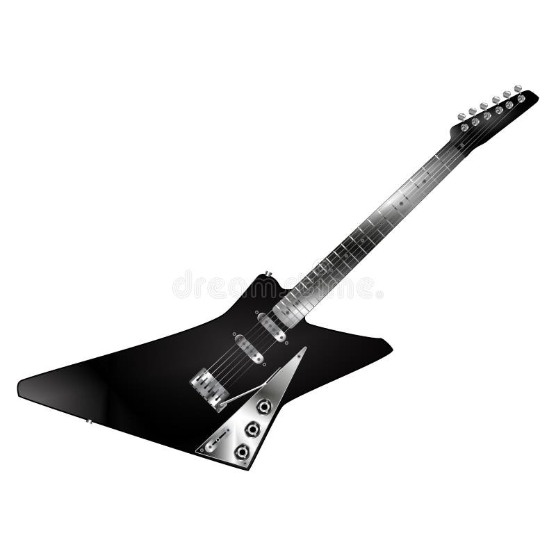 Guitarra elétrica ilustração do vetor Guitarra elétrica ilustração do vetor