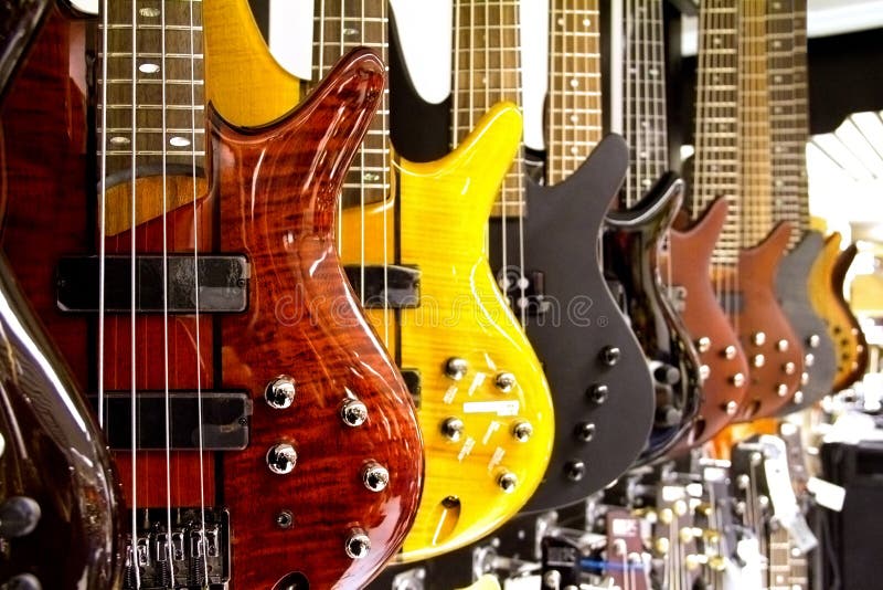 Guitars royalty free stock photos
