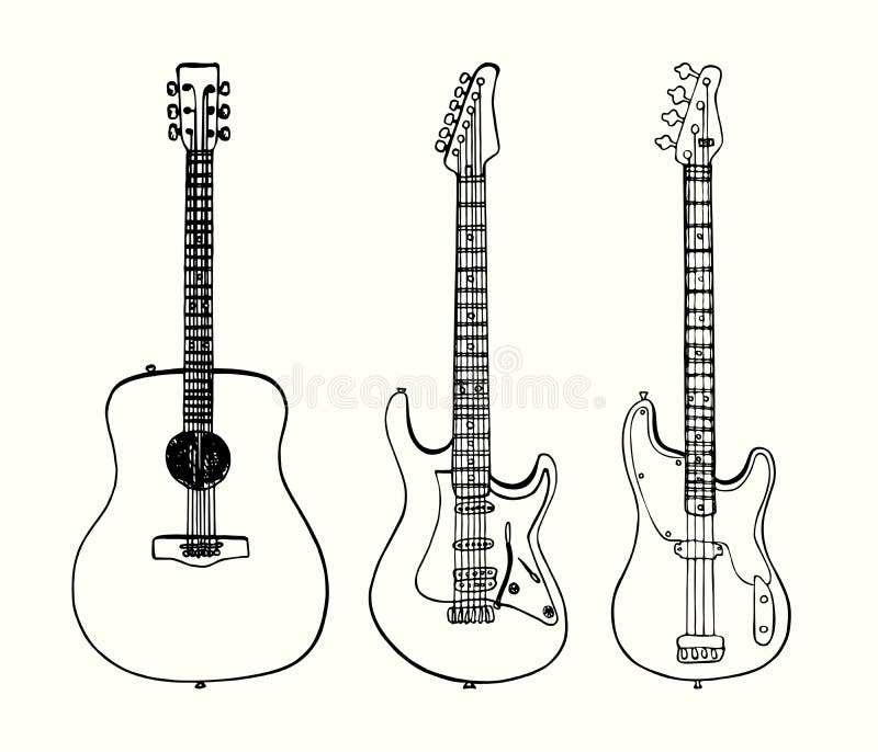 Guitar Line Drawing Images  Browse 70467 Stock Photos Vectors and Video   Adobe Stock