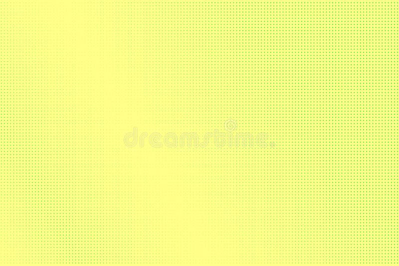 Gul gr? n rastrerad vektorbakgrund Blek dotworklutning Vibrerande prickig rastrerad yttersida vektor illustrationer