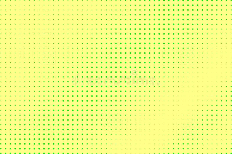Gul gr? n rastrerad vektorbakgrund Vanlig rastrerad textur Diagonal dotworklutning stock illustrationer