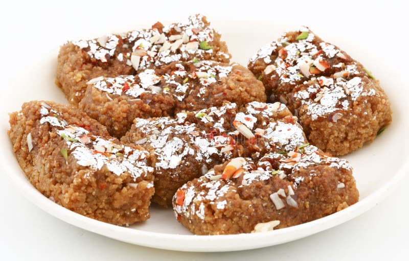 Gulab Halwa imagens de stock