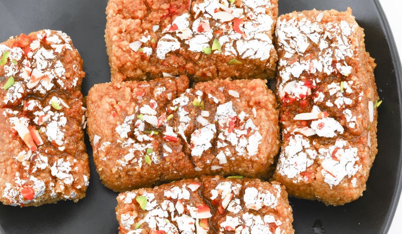 Gulab Halwa imagem de stock