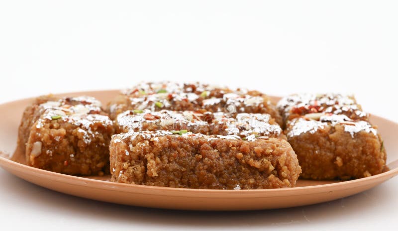 Gulab Halwa imagem de stock