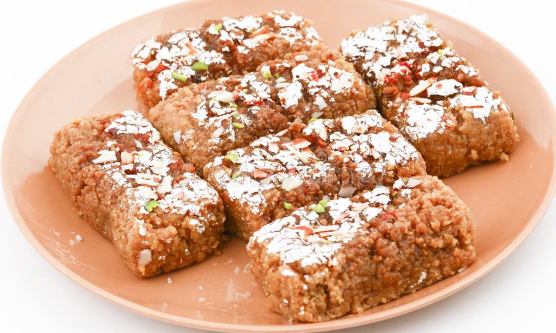 Gulab Halwa fotografia de stock