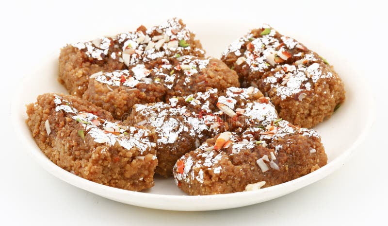 Gulab Halwa fotografia de stock