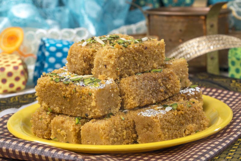 Gulab Halwa imagem de stock royalty free