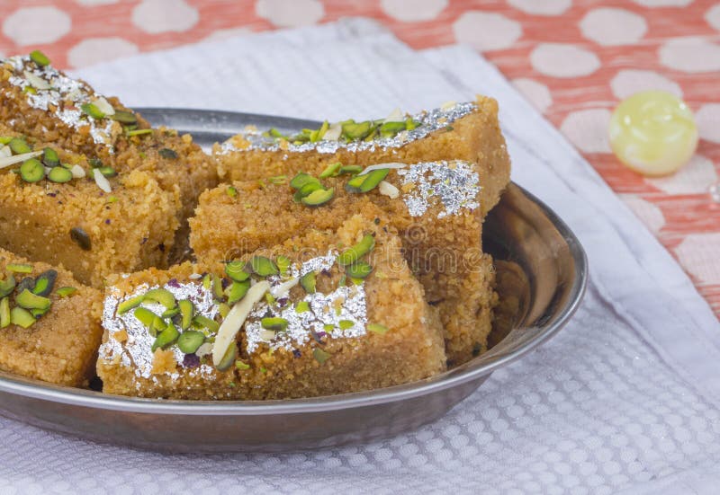 Gulab Halwa fotografia de stock