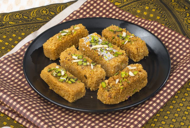 Gulab Halwa fotografia de stock