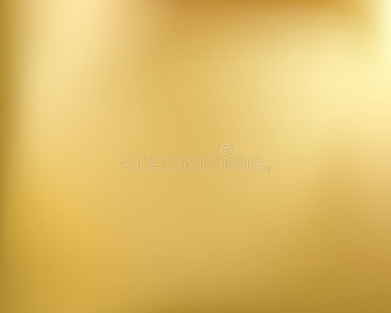 Guld- bakgrund Abstrakt ljus guld- metalllutning Suddig illustration för vektor stock illustrationer