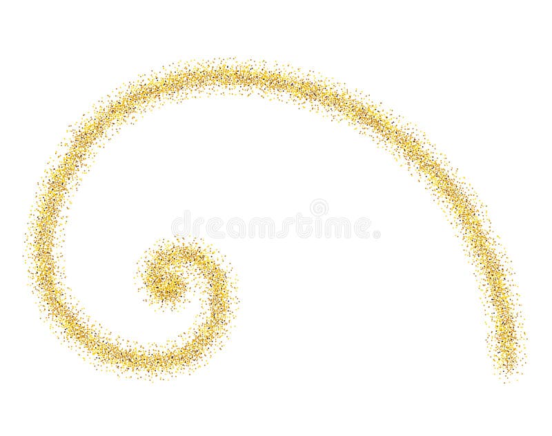 Guld- förhållandemallfibonacci spiral stock illustrationer